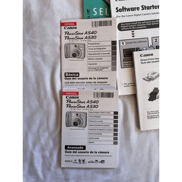 Canon PowerShot A540 & A530 User Guide/Manual Basic & Advanced - Picture 7 of 7